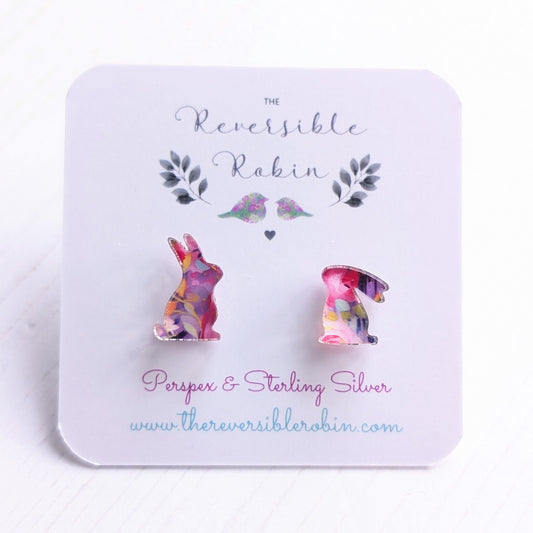 One of a kind Bunny studs