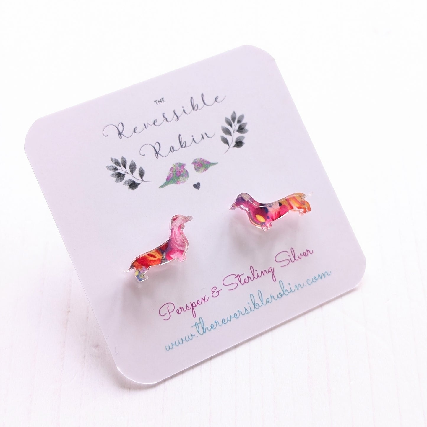 One of a Kind Sausage dog studs