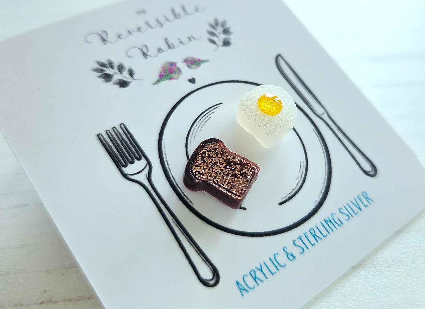 Eggs & Toast studs