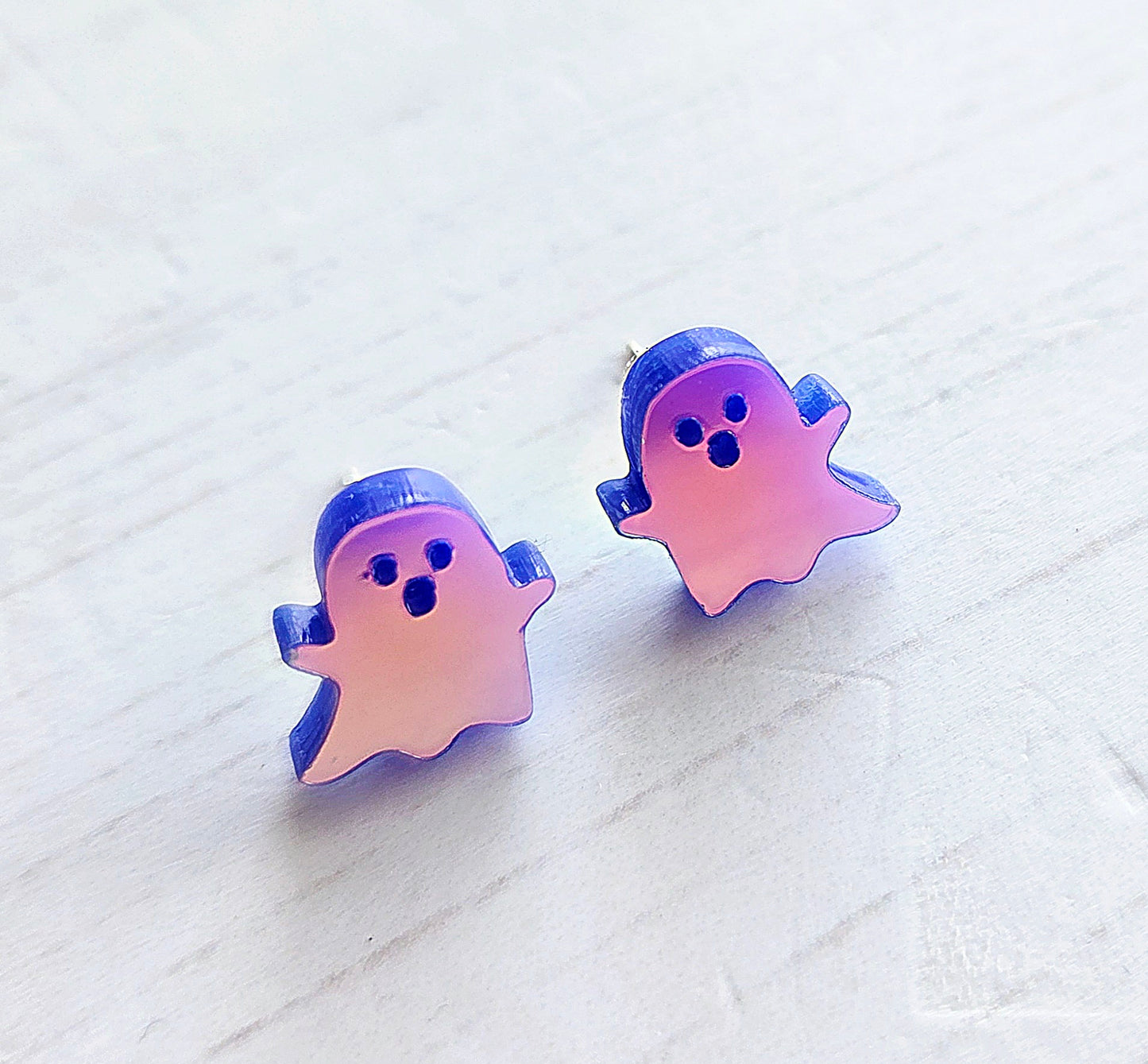 Ghost Studs, Iridescent