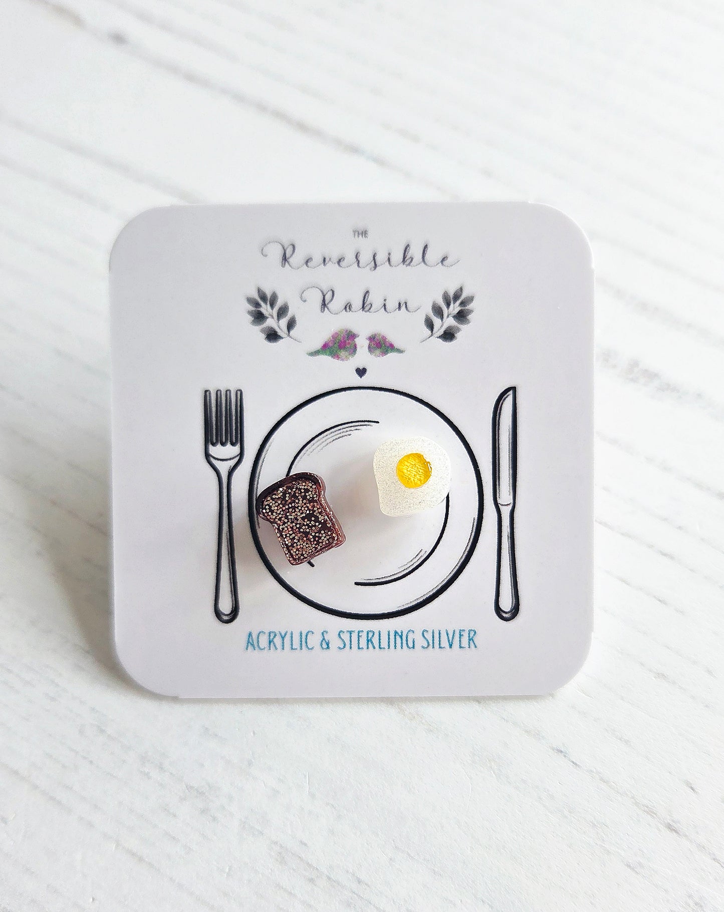 Eggs & Toast studs