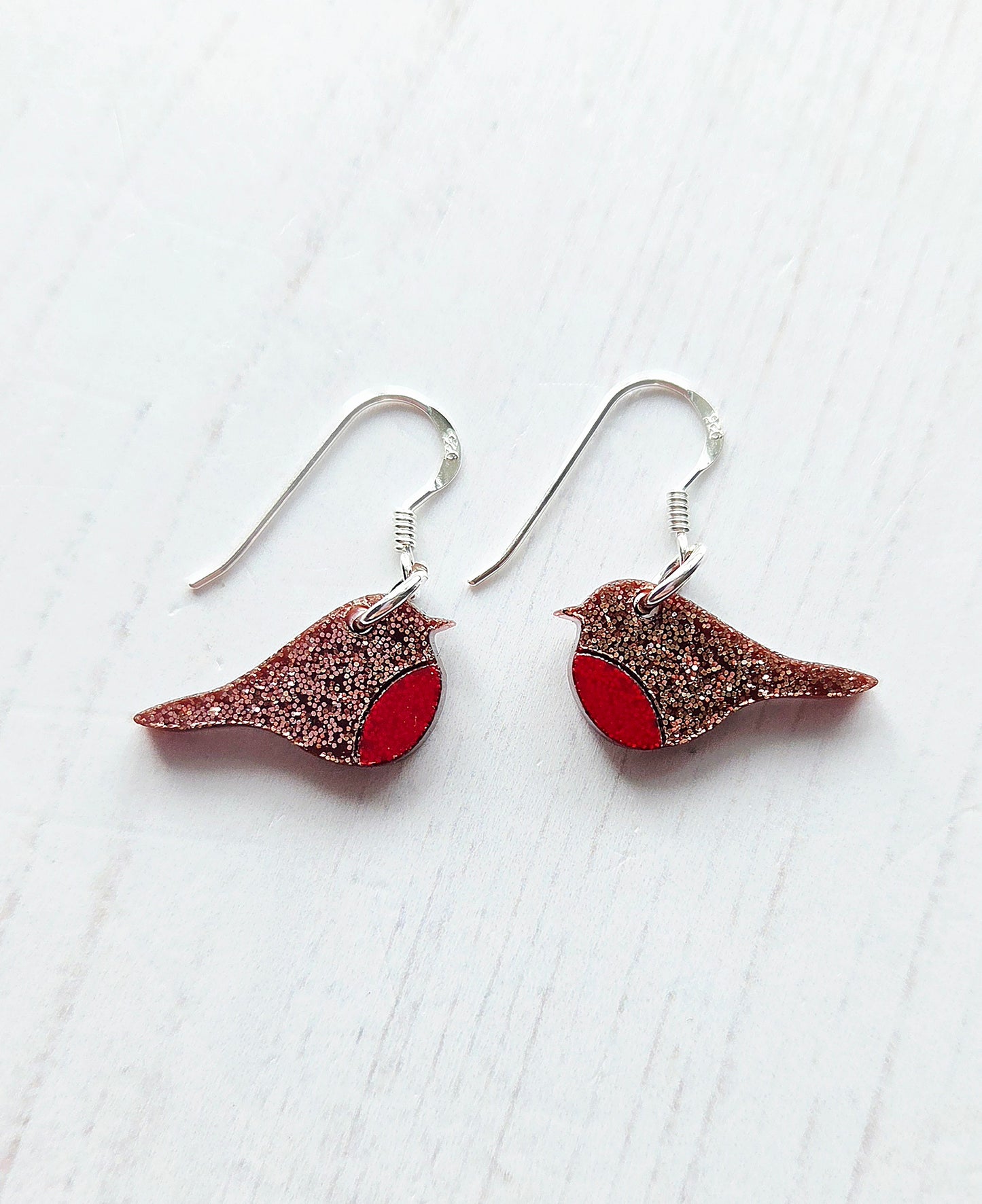 Robin Drop Earrinhs, Limited Edition Sparkle