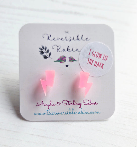 Lightning Bolt Glow in the dark studs