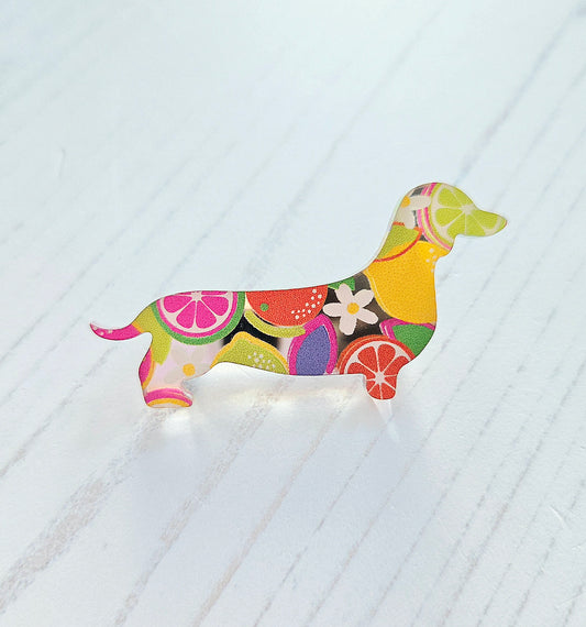 Sausages dog Brooch