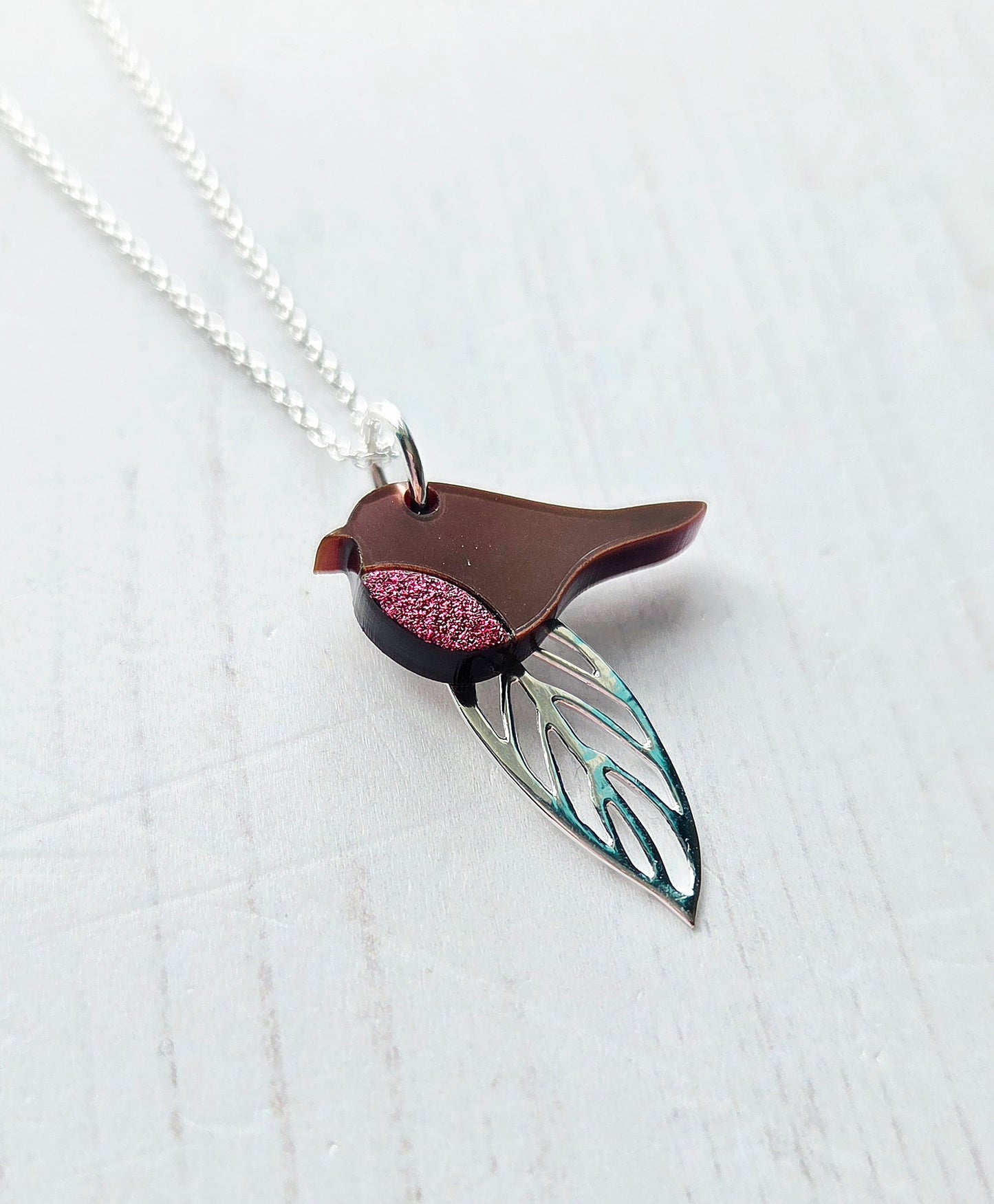 Robin & Lead Pendant