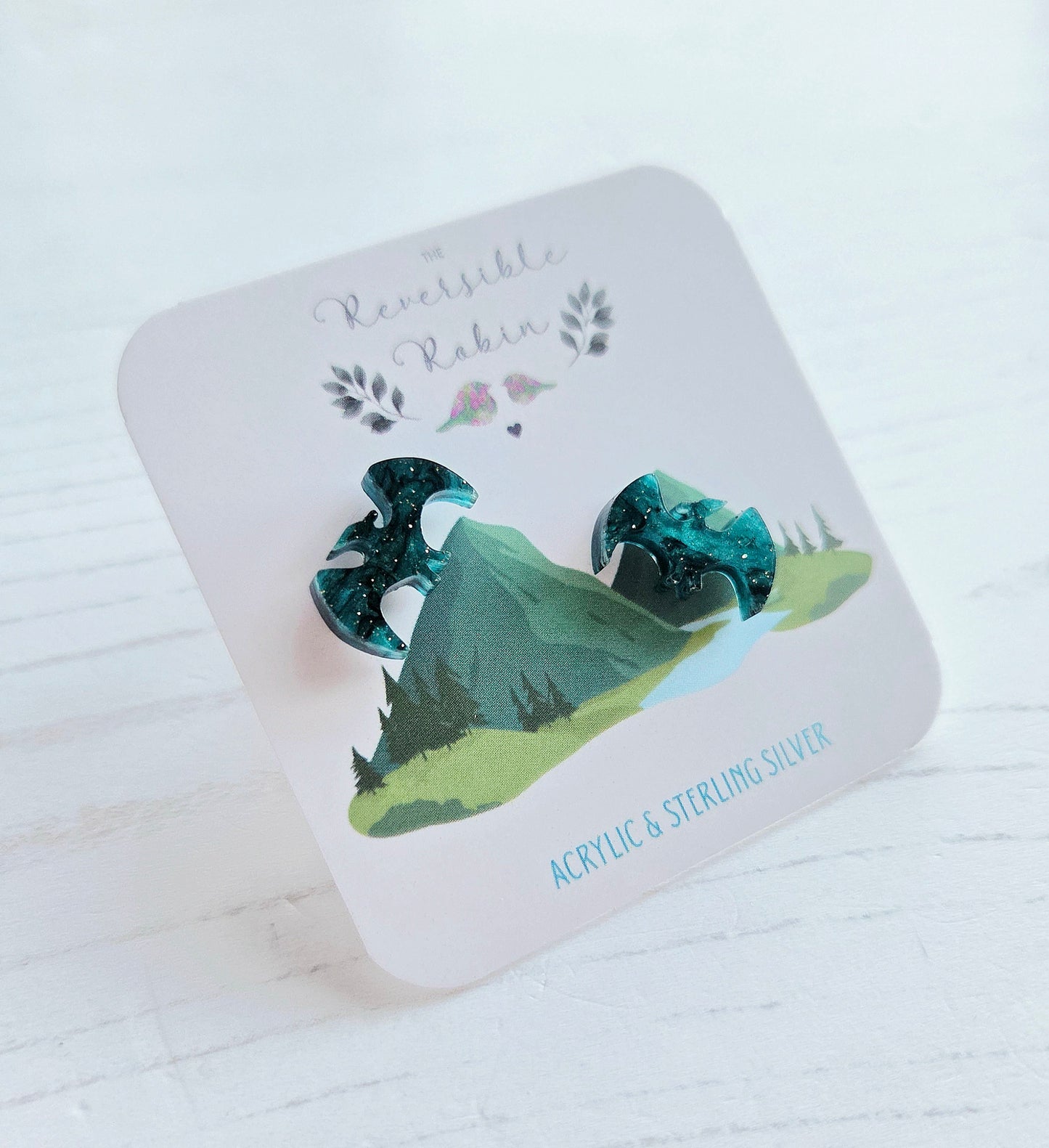 Pterodactyl studs, green galaxy