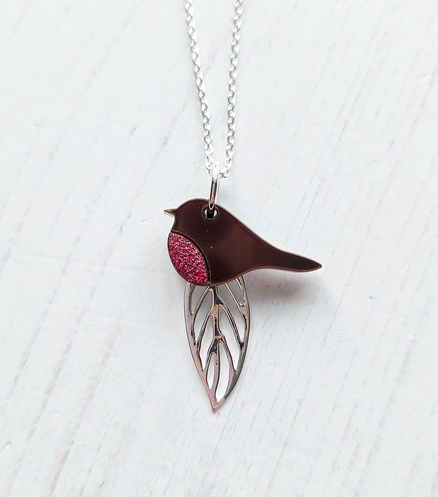 Robin & Lead Pendant