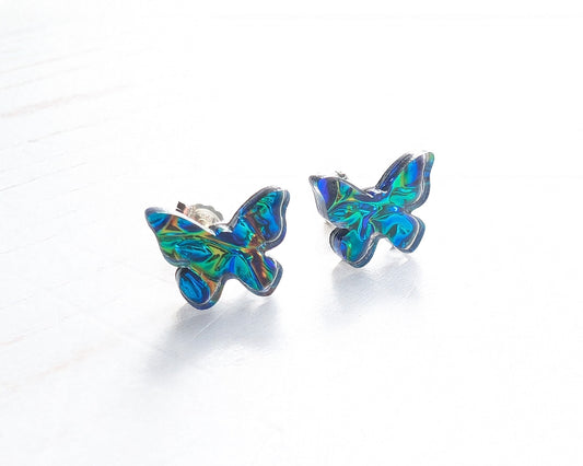 Dichrolam Butterfly Studs