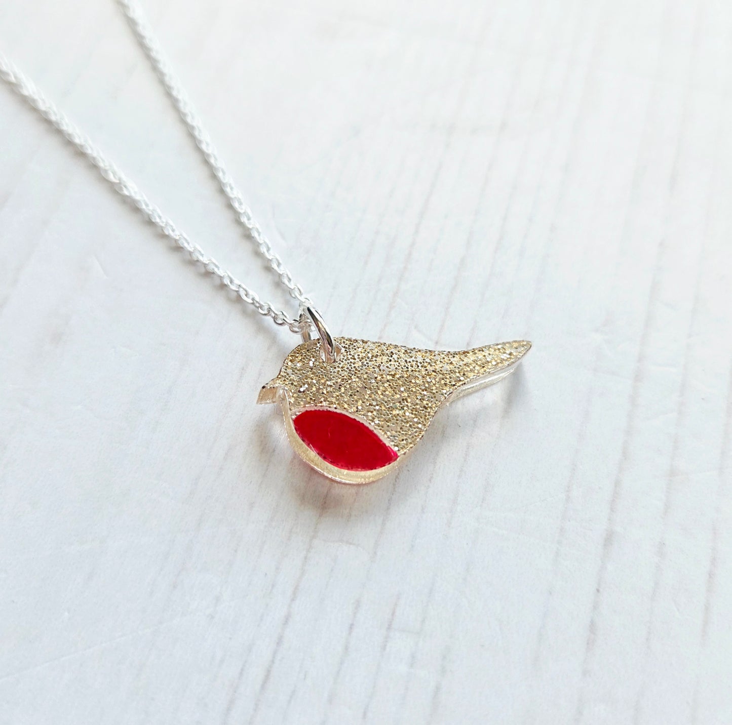 Robin Pendant, Champagne Shimmer Limited Edition