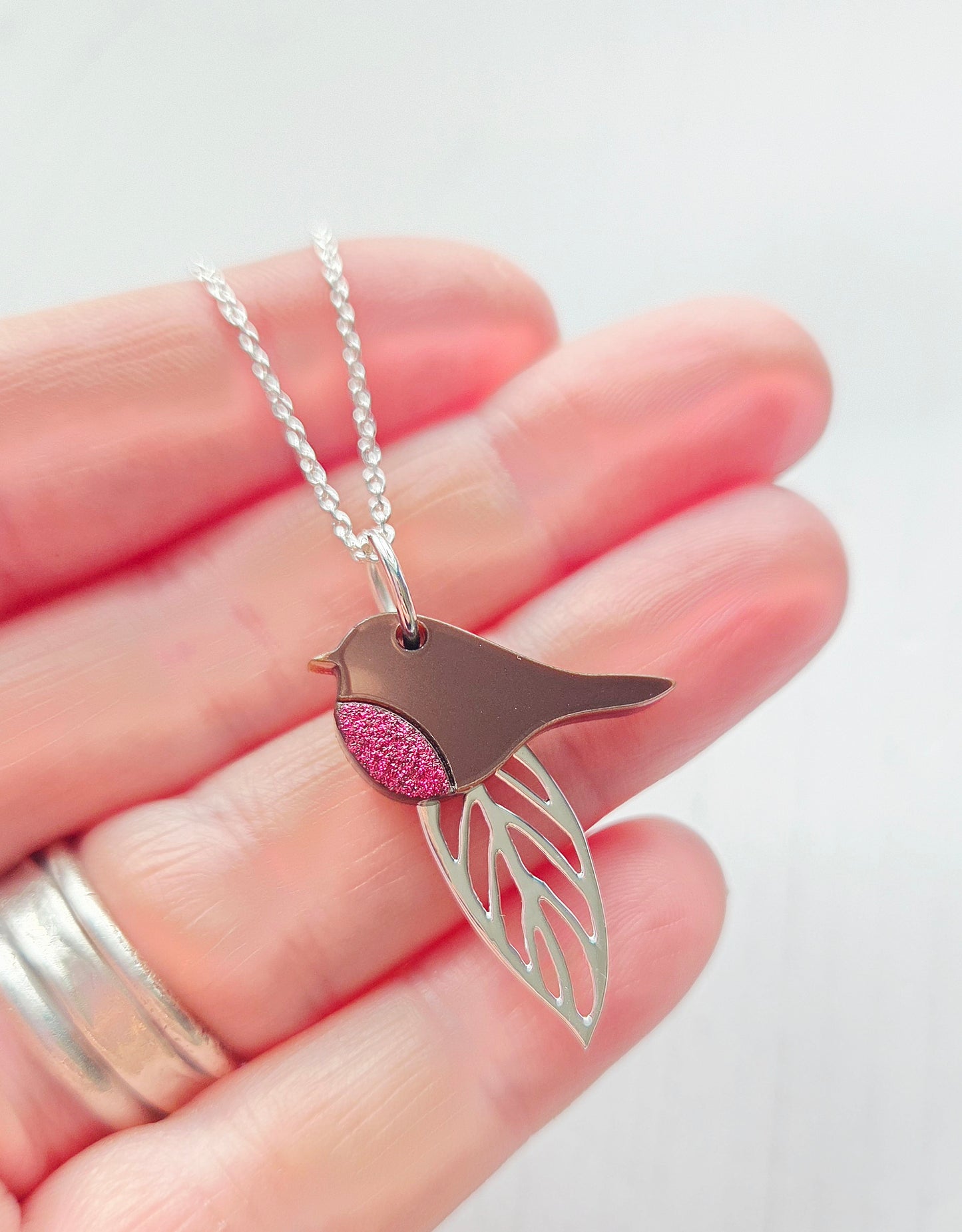 Robin & Lead Pendant