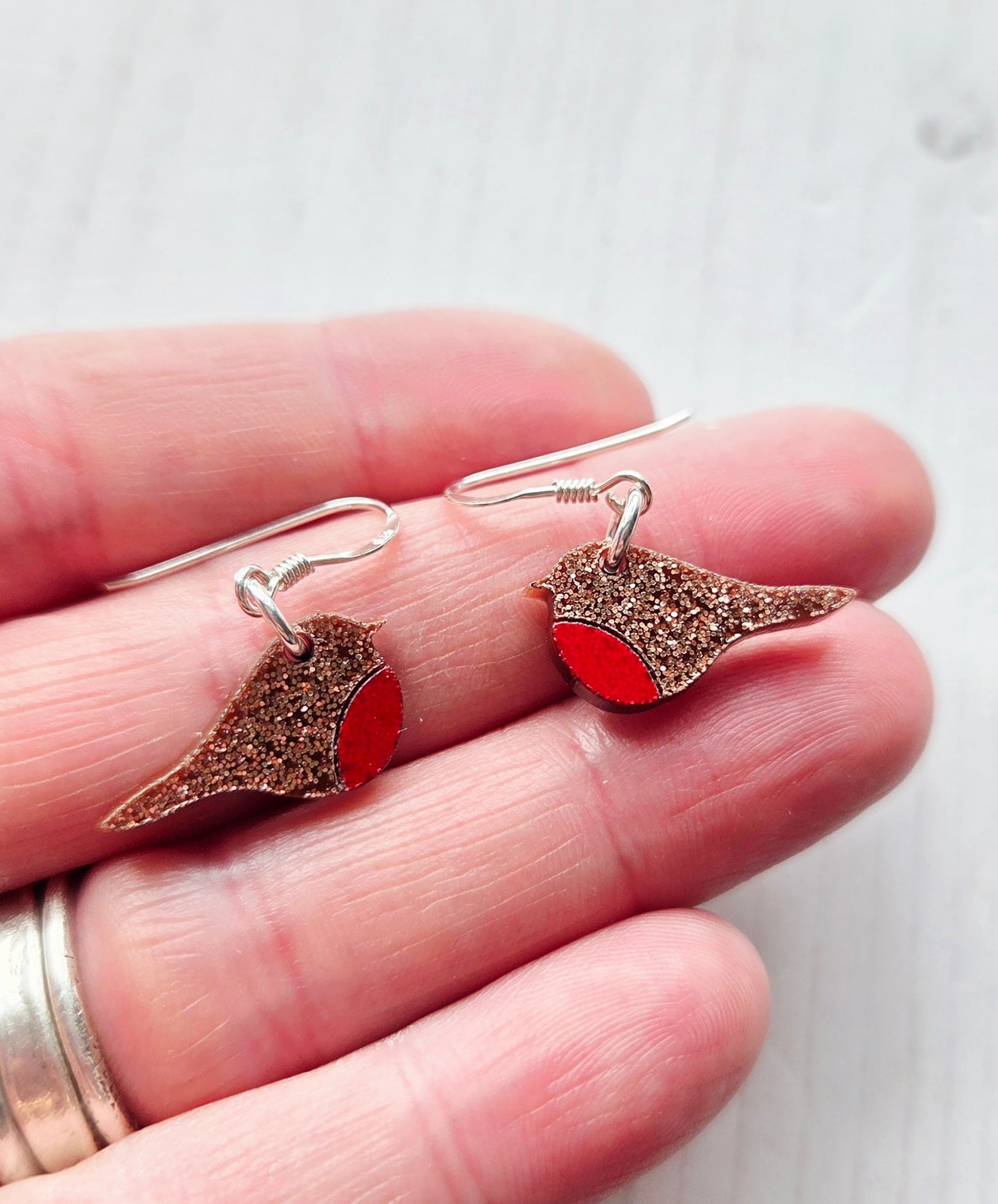 Robin Drop Earrinhs, Limited Edition Sparkle